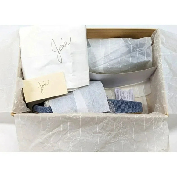 Joie Women's Jaden Dark Denim Pool Slide Sandals Size 36.5 EU (MSRP $228) - Picture 7 of 8